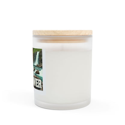 Frosted Glass Candle, 11oz