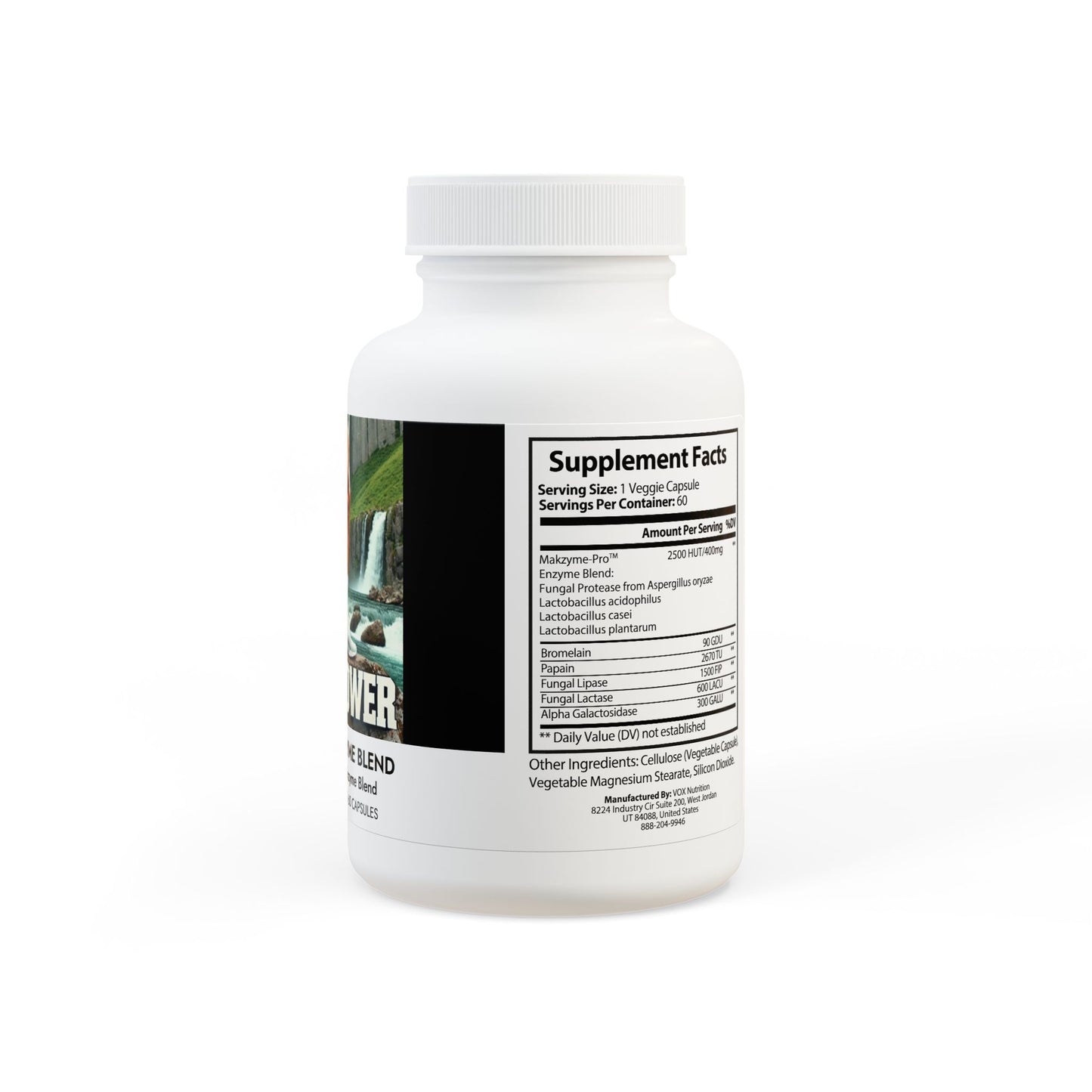 Digestive Enzyme Blend Supplement (60 Capsules)